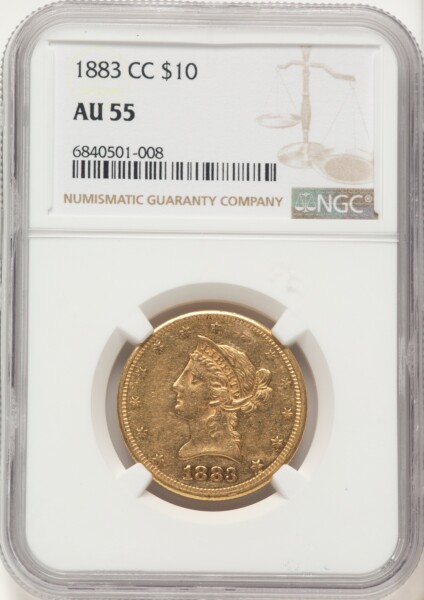 1883-CC $10 55 NGC
