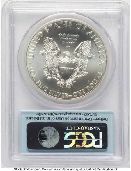 2012 Silver Eagle FS Flag 70 PCGS