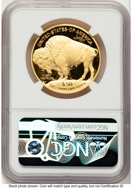 2020-W Proof Gold Buffalo 1 oz Brown Label 70 NGC
