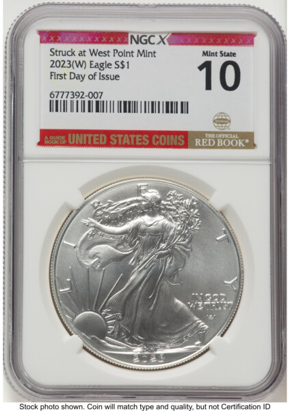 2023-(W) Silver Eagle FDI Red Book X-Label 10 NGCX