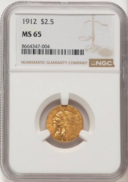 1912 $2 1/2 65 NGC