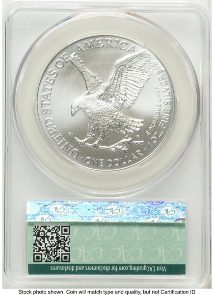 2024 Silver Eagle First Delivery 70 CACG