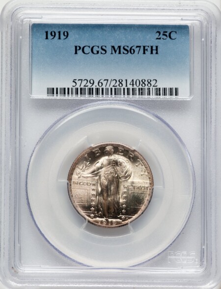 1919 25C, FH 67 PCGS