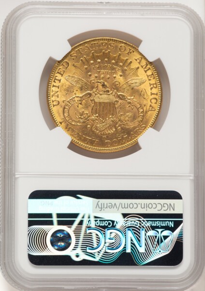 1907-D $20 62 NGC
