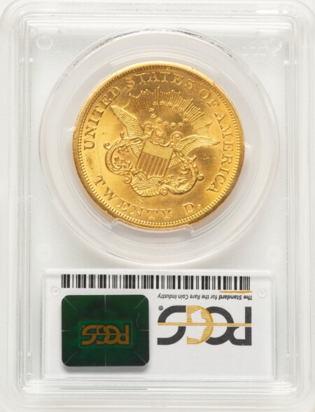 1854-S $20 PCGS Secure 62 PCGS