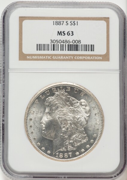 1887-S S$1 63 NGC