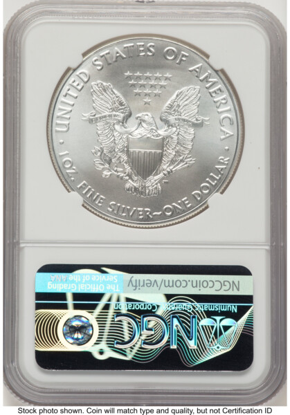 2018 Silver Eagle John Mercanti 70 NGC