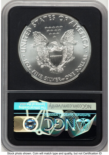 2021 Silver Eagle Type 1 ER Ed Moy Blk Core 70 NGC