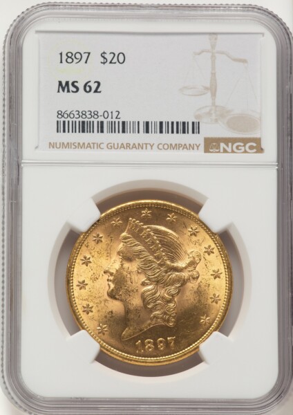 1897 $20 62 NGC