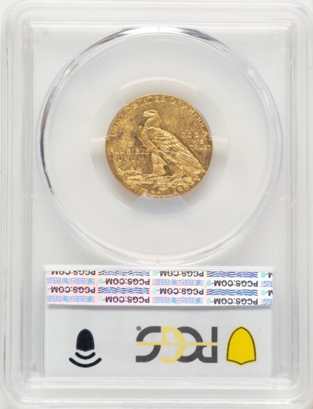 1915 $5 CAC Blue Gradient 63 PCGS