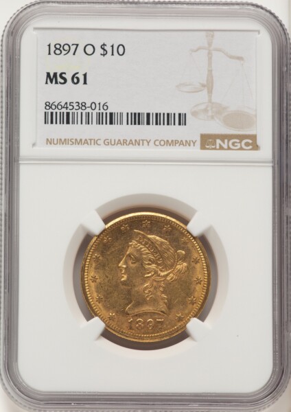 1897-O $10 61 NGC