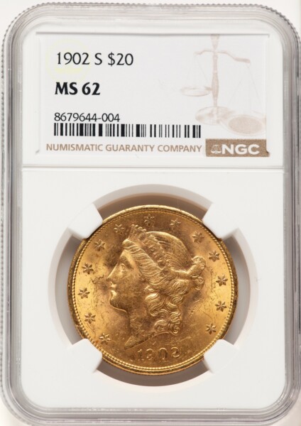 1902-S $20 62 NGC