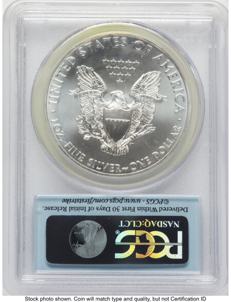 2013 Silver Eagle FS Flag 70 PCGS