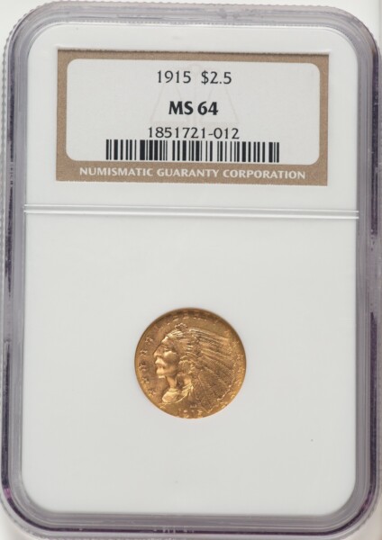 1915 $2 1/2 64 NGC