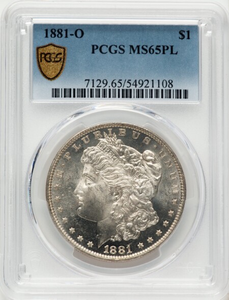 1881-O S$1, PL PCGS Secure 65 PCGS