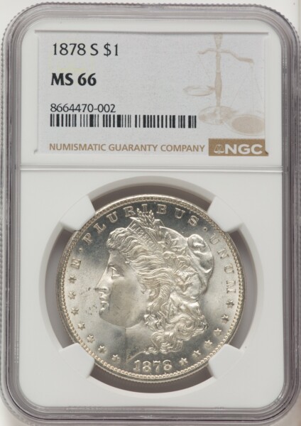 1878-S S$1 66 NGC