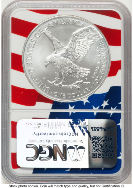 2024 Silver Eagle Flag Core 70 NGC