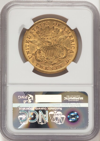 1869-S $20 55 NGC
