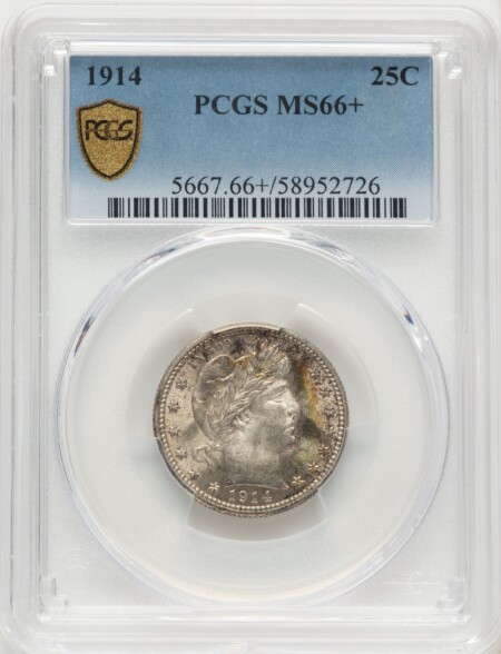 1914 25C PCGS Secure PCGS Plus 66 PCGS