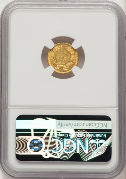 1861 G$1 62 NGC