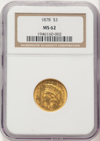 1878 $3 62 NGC