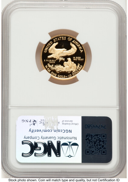 2011-W Proof Gold Eagle 1/4 oz Brown Label 70 NGC