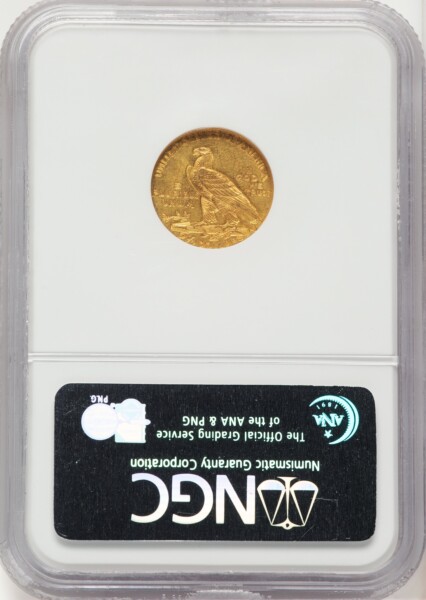 1912 $2 1/2 Brown Label 62 NGC