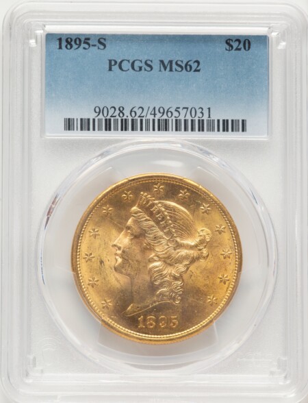 1895-S $20 62 PCGS