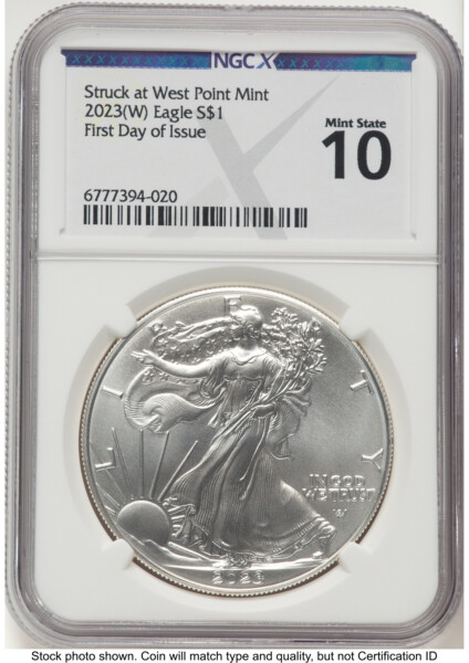 2023-(W) Silver Eagle FDI X-Label 10 NGCX