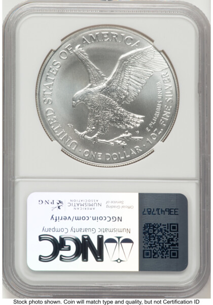 2024 Silver Eagle Brown Label 70 NGC