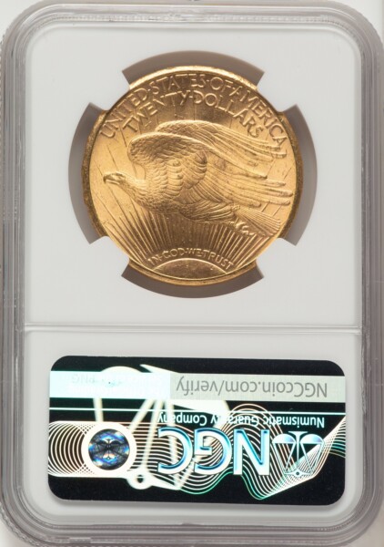 1909-S $20 63 NGC