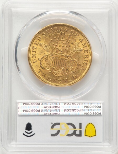 1869 $20 PCGS Secure 60 PCGS