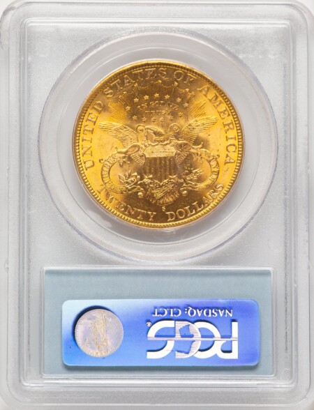 1896-S $20 63 PCGS