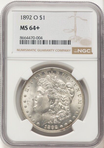 1892-O S$1 NGC Plus 64 NGC
