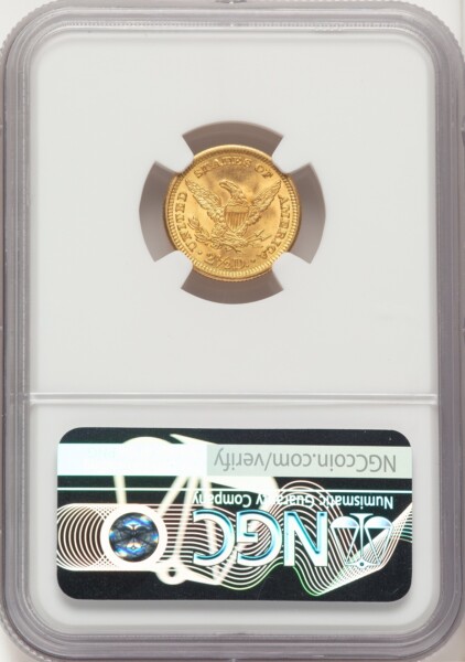 1907 $2 1/2 NGC Plus 65 NGC