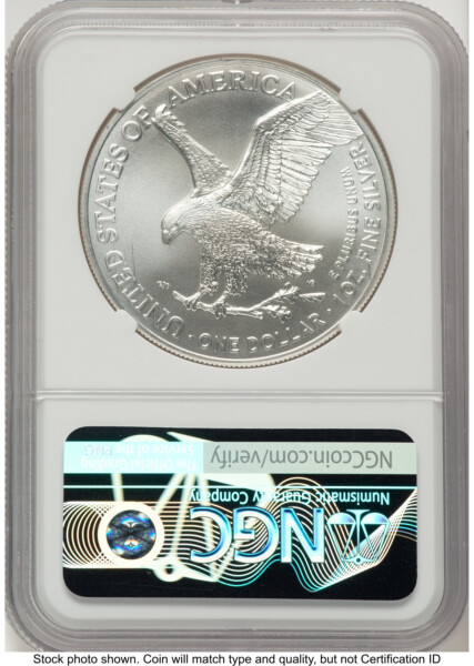 2021 Silver Eagle Type 2 Premier Select Series First Day of Production 70 NGC