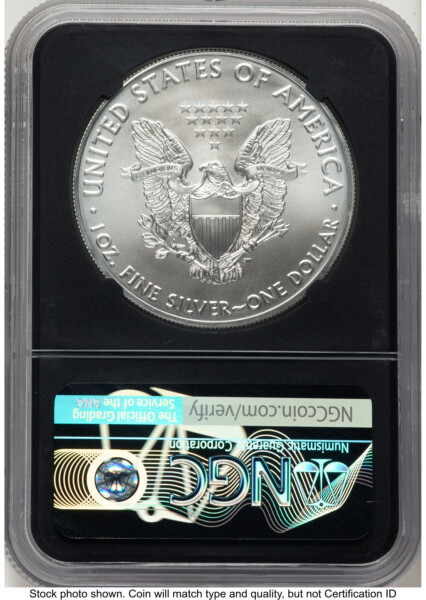 2016 Silver Eagle Ed Moy Blk Core 70 NGC