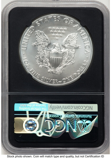 2012 Silver Eagle Ed Moy Blk Core 70 NGC