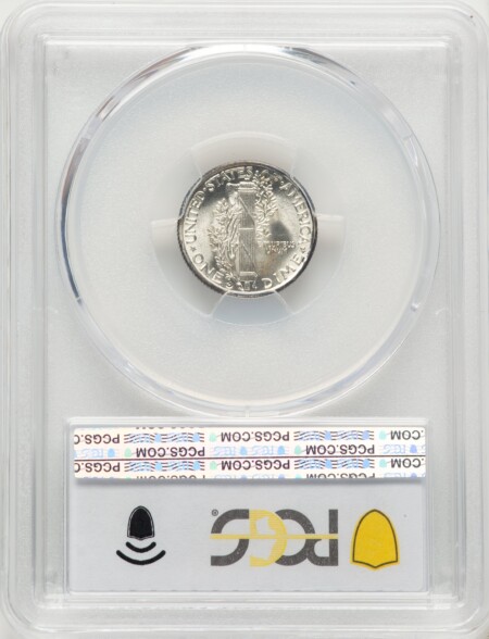 1938-D 10C, FB CAC PCGS Secure PCGS Plus 67 PCGS
