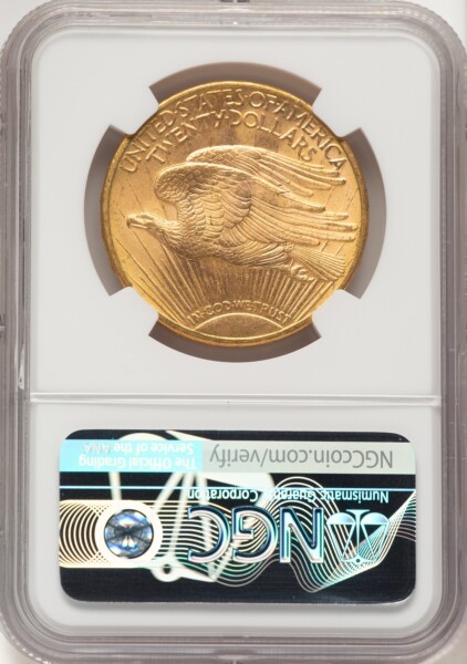 1910-D $20 63 NGC