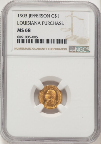 1903 G$1 JEFF 68 NGC