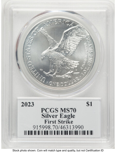 2023 Silver Eagle FS David Hall 70 PCGS