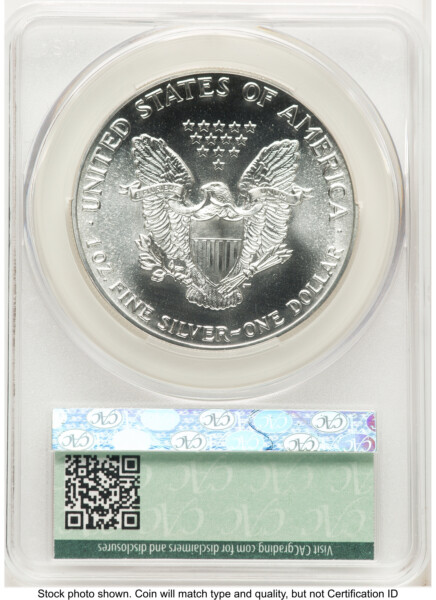 1988 Silver Eagle Early Delivery Ron Drzewucki 70 CACG