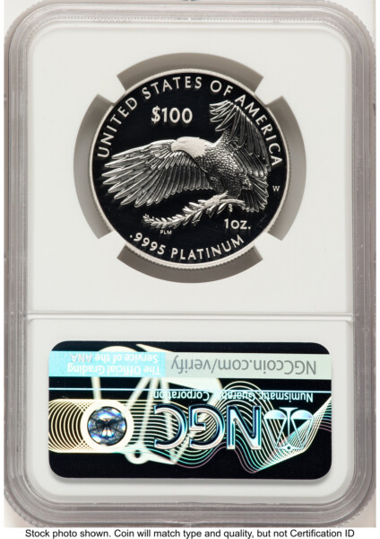 2018-W Proof Platinum Eagle 1 oz ER Ed Moy 70 NGC