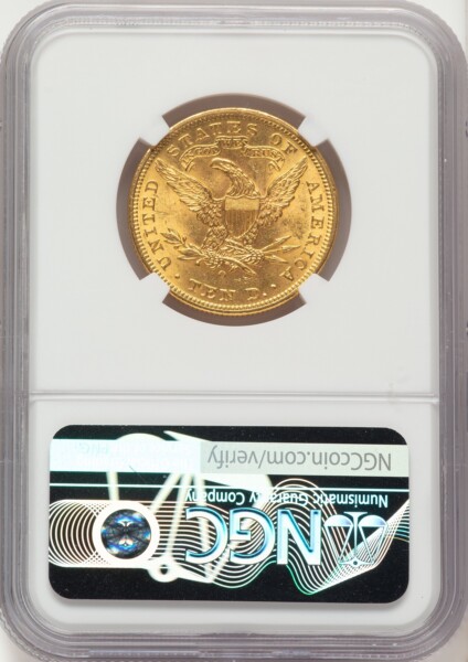 1904-O $10 Brown Label 62 NGC