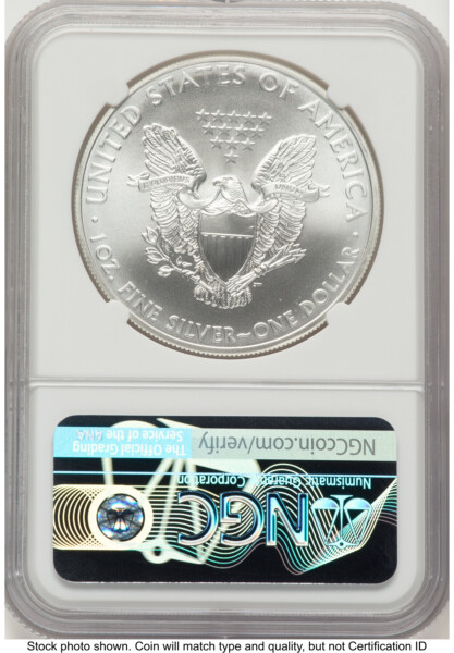 2008 Silver Eagle John Mercanti 70 NGC