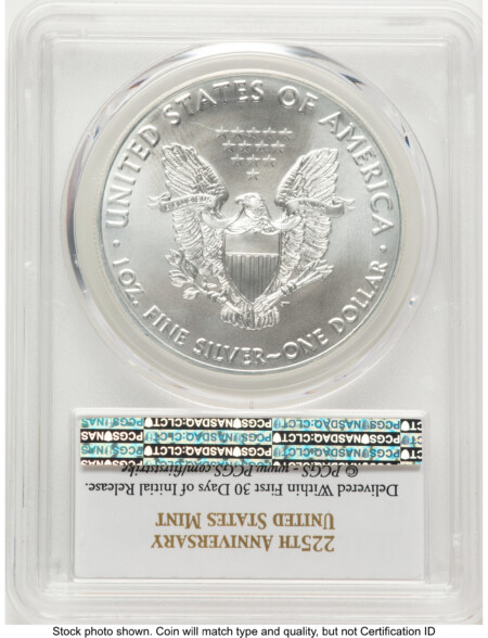 2017 Silver Eagle FS 225th Anniversary Label 70 PCGS