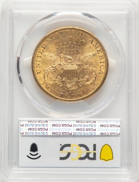 1883-S $20 Blue Gradient 61 PCGS