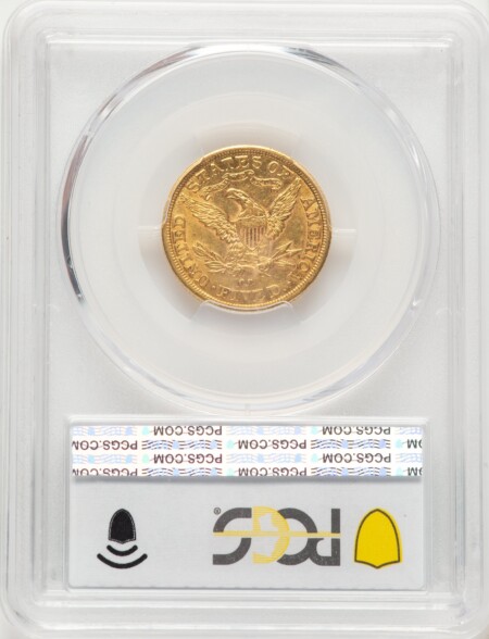 1882-CC $5 CAC PCGS Secure 55 PCGS
