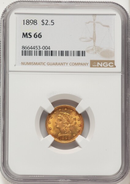 1898 $2 1/2 66 NGC